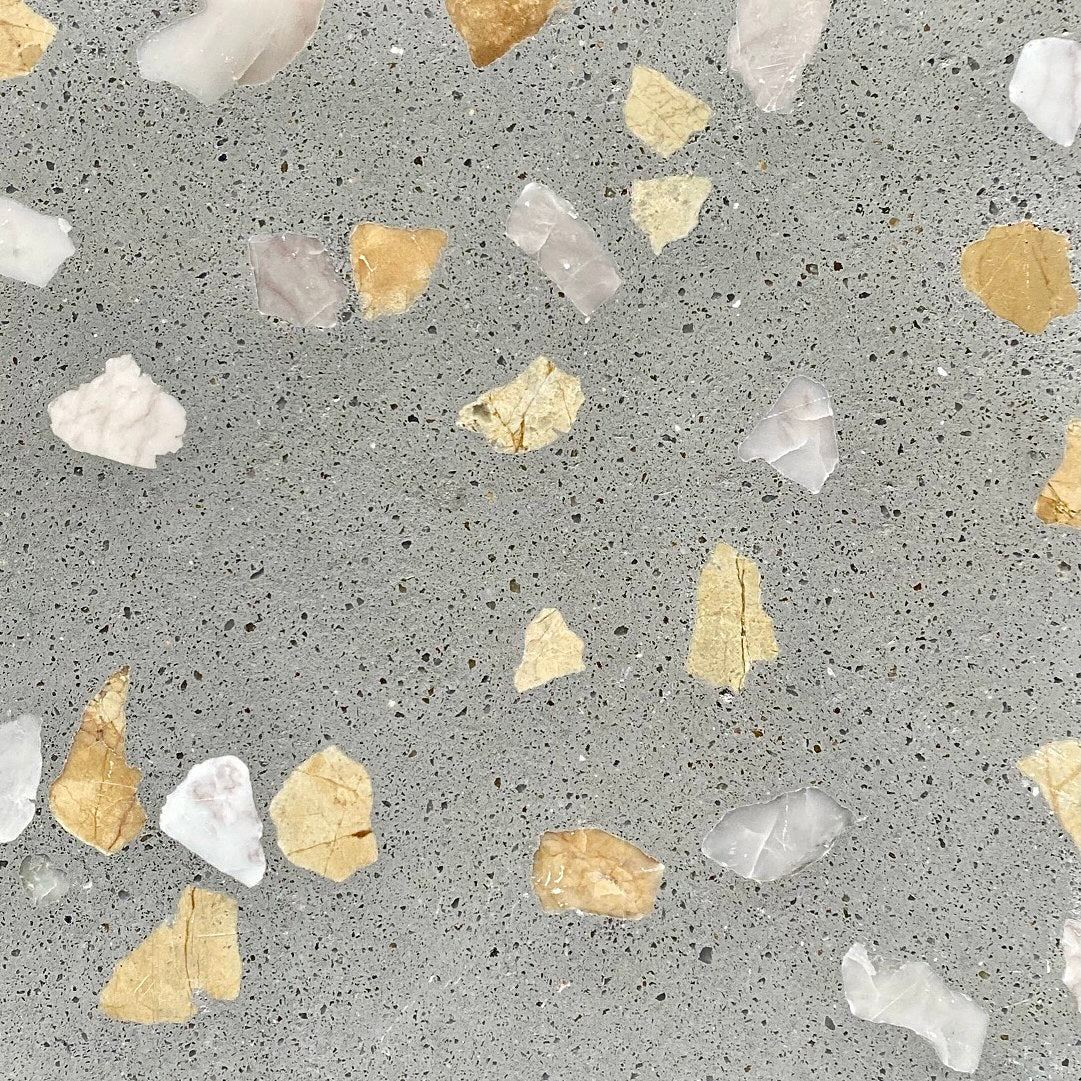Venice Sparse Acier Sp LMC + LYC Terrazzo Tile