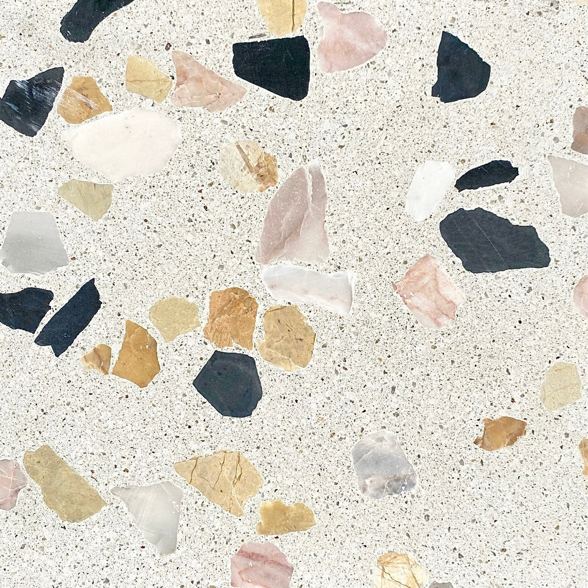Venice Sparse Alabaster Sp LXC Terrazzo Tile