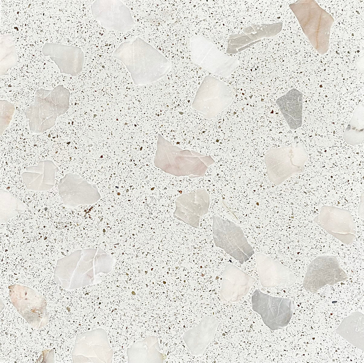 Venice Sparse Alabaster Sp LMC Terrazzo Tile