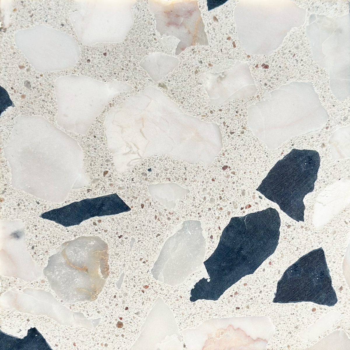 Venice Alabaster LMC + LBC Terrazzo Tile 24x24 In Stock