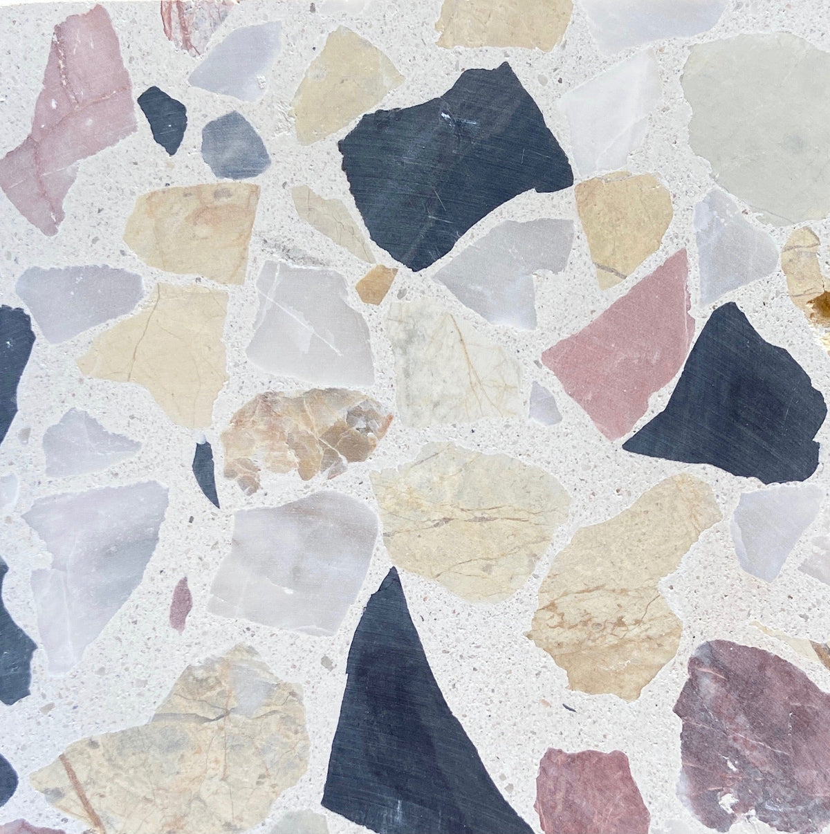 Venice Alabaster LXC Terrazzo Tile 12x12 In Stock