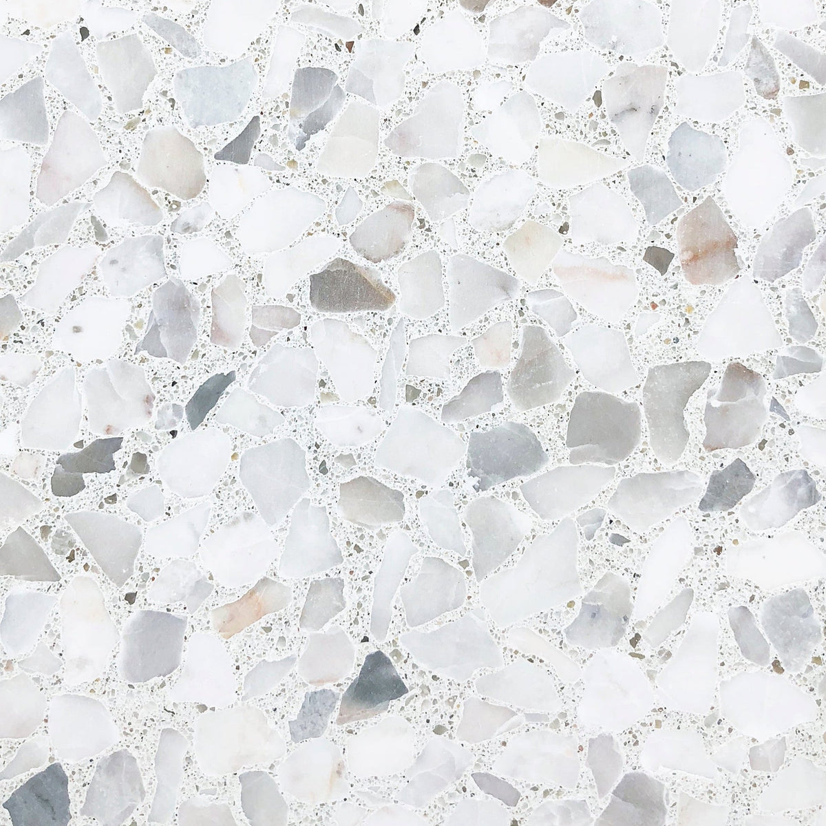 Trails Medium Alabaster MMC Terrazzo Paver