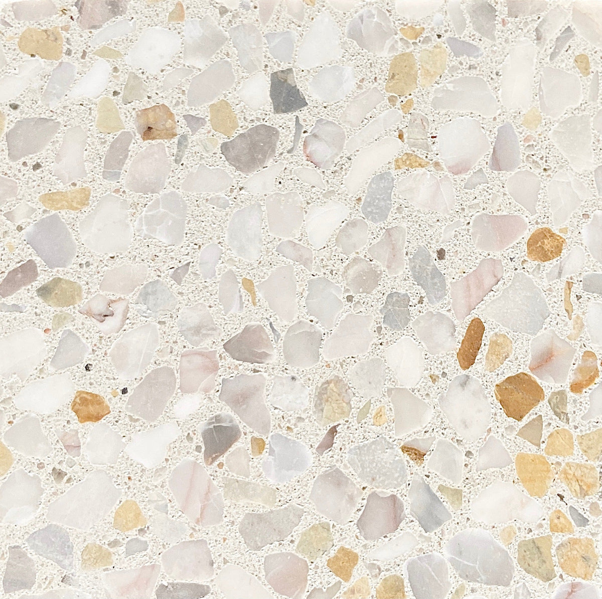 Trails Medium Alabaster MMC + MYC Terrazzo Paver