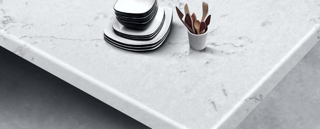 Organic White Raphael Quartz 2CM – representative photo; actual slab photo sent with your estimate