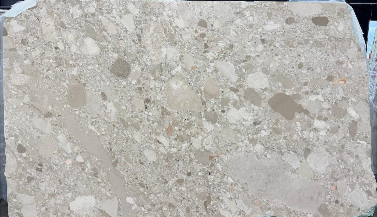 Ceppo Cream Honed Marble 2CM – representative photo 1; actual slab photo sent with your estimate