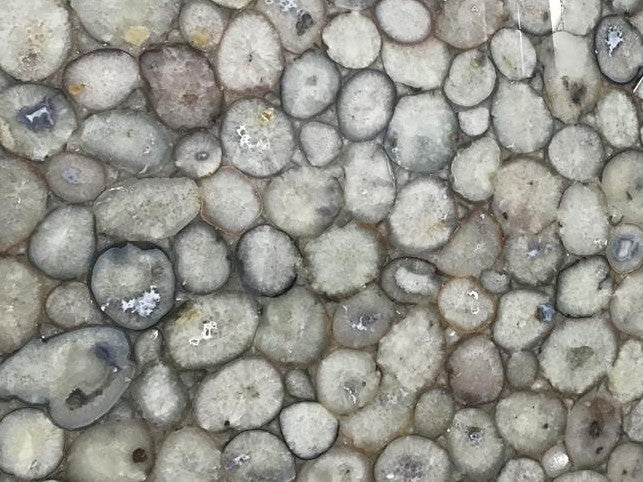 Agate Big White Semi-Precious Stone 2CM