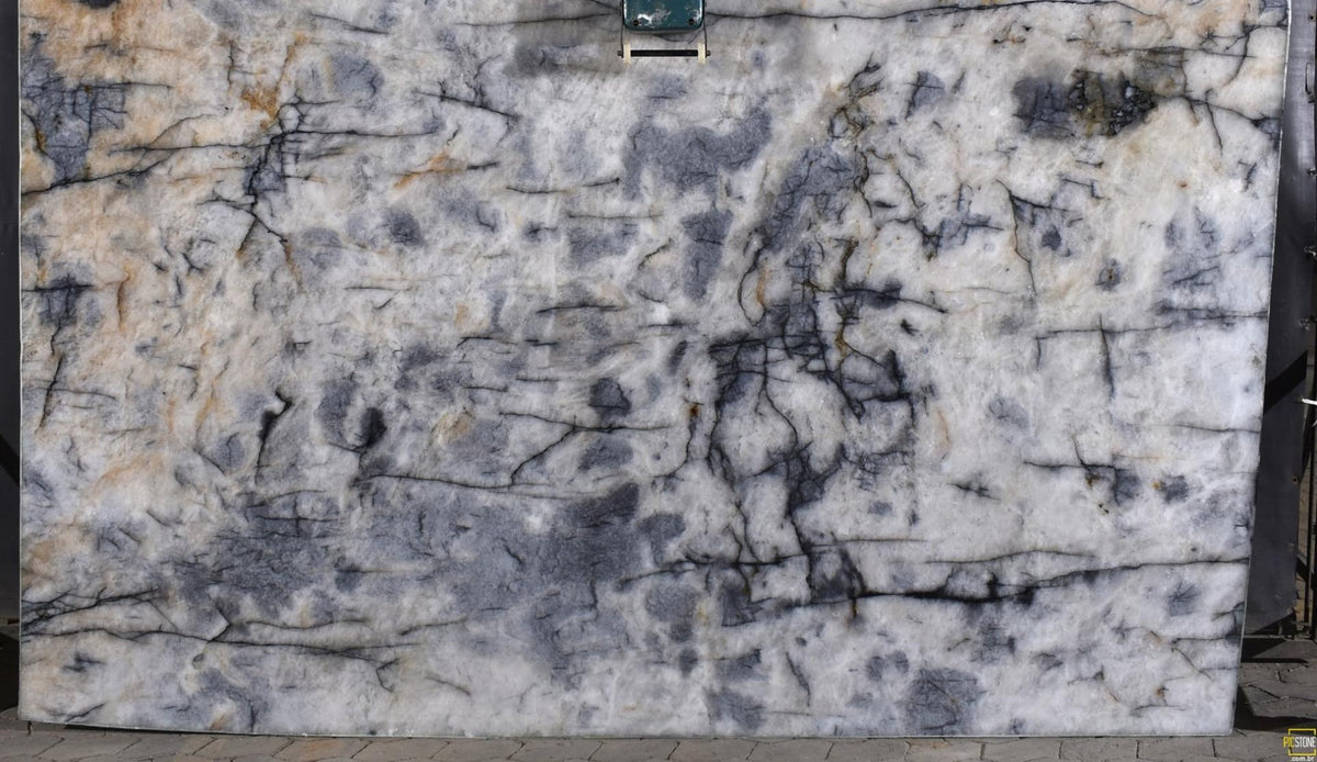 Crystal Black Quartzite 3CM – representative photo 1; actual slab photo sent with your estimate
