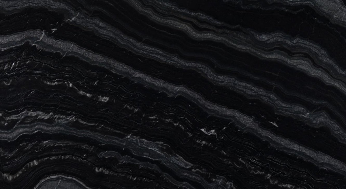 Agatha Black Leathered Granite 3CM