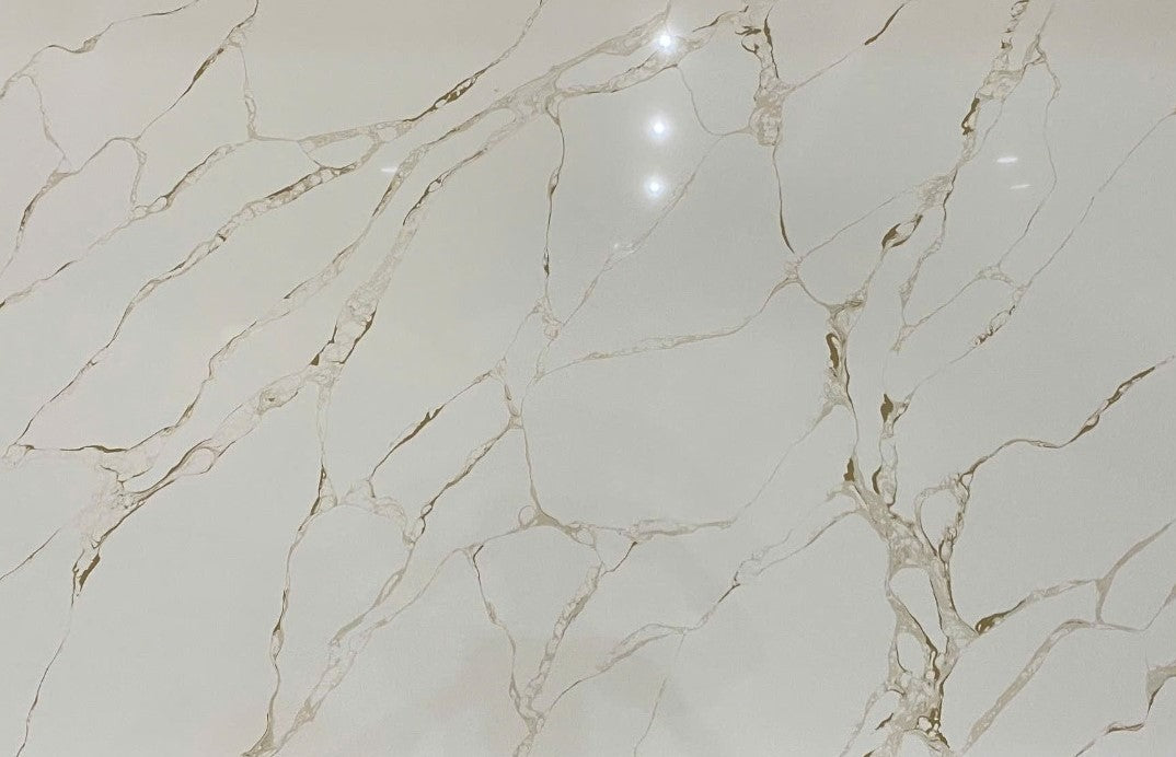 Calacatta Oriental Gold Grandhome Quartz 3CM