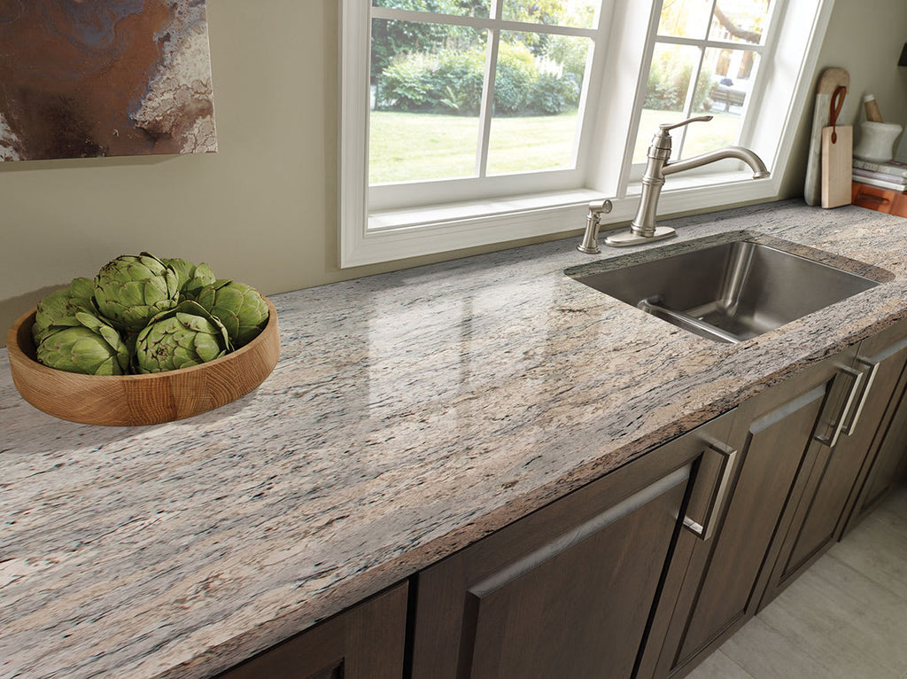 White Ice Leathered Granite 3CM – representative photo; actual slab photo sent with your estimate