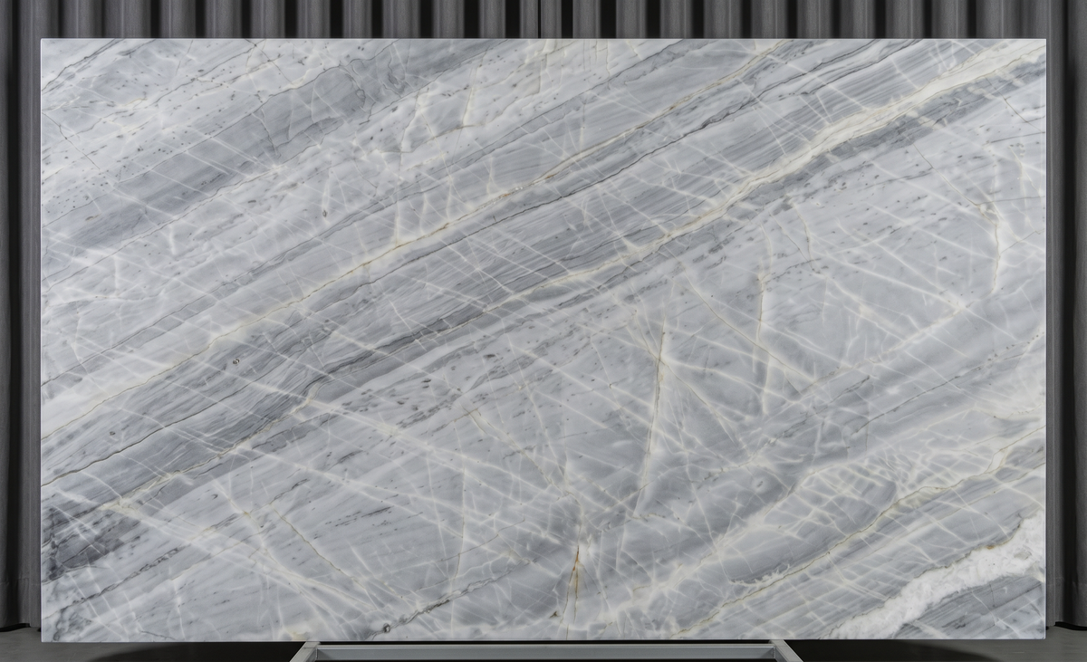 BEVERLY BLUE QUARTZITE 3CM – representative photo; actual slab photo sent with your estimate