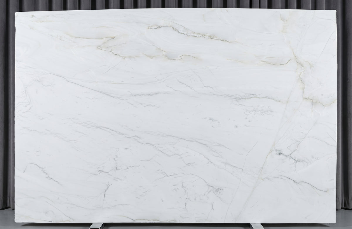 BIANCO SUPERIORE QUARTZITE 3CM – representative photo; actual slab photo sent with your estimate