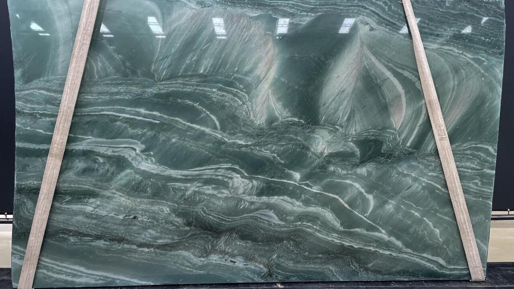 Green Maestro Quartzite 3CM – representative photo 2; actual slab photo sent with your estimate