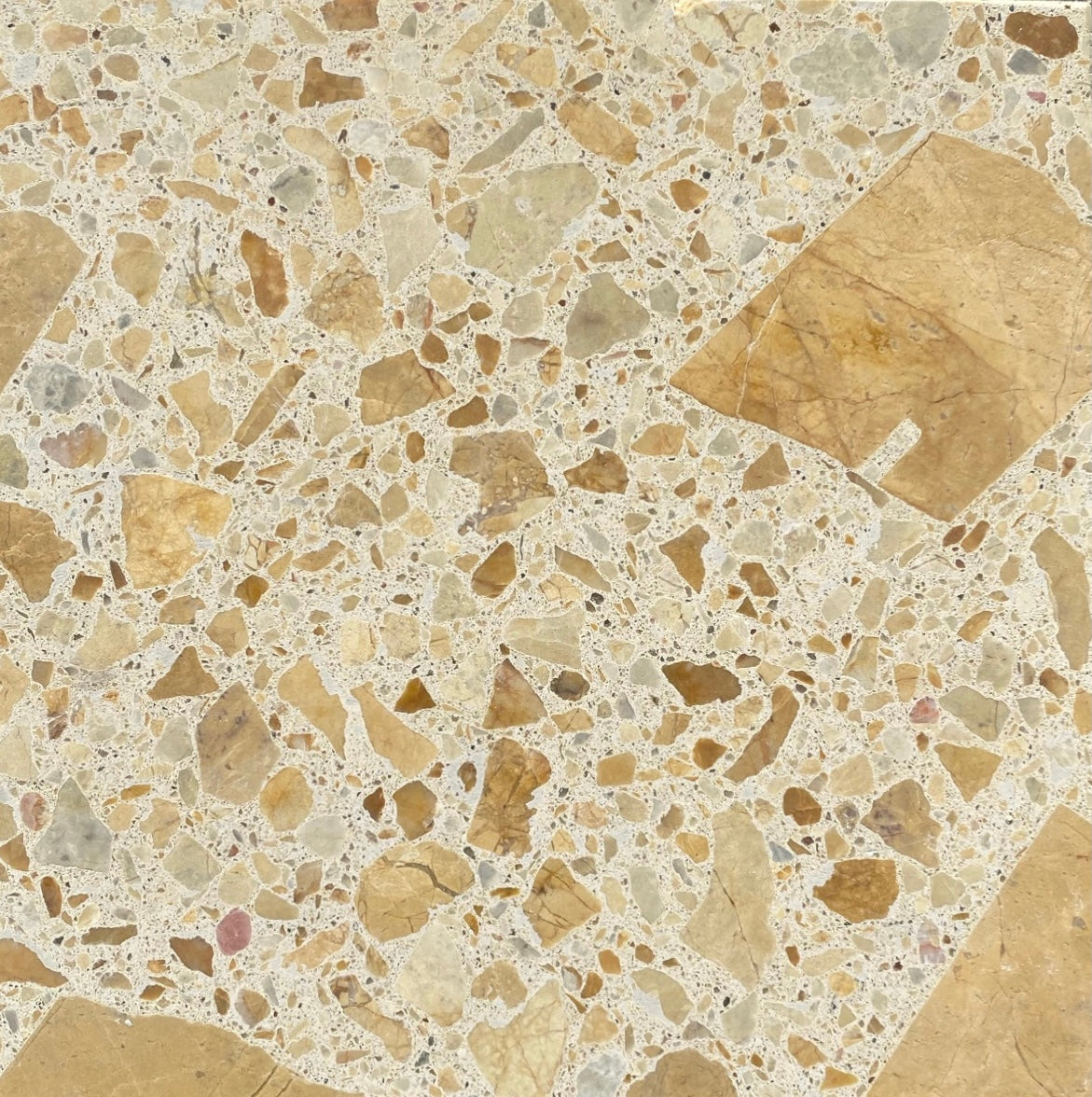 Venice Yellow Slice XLYC Terrazzo Tile 24x24 In Stock
