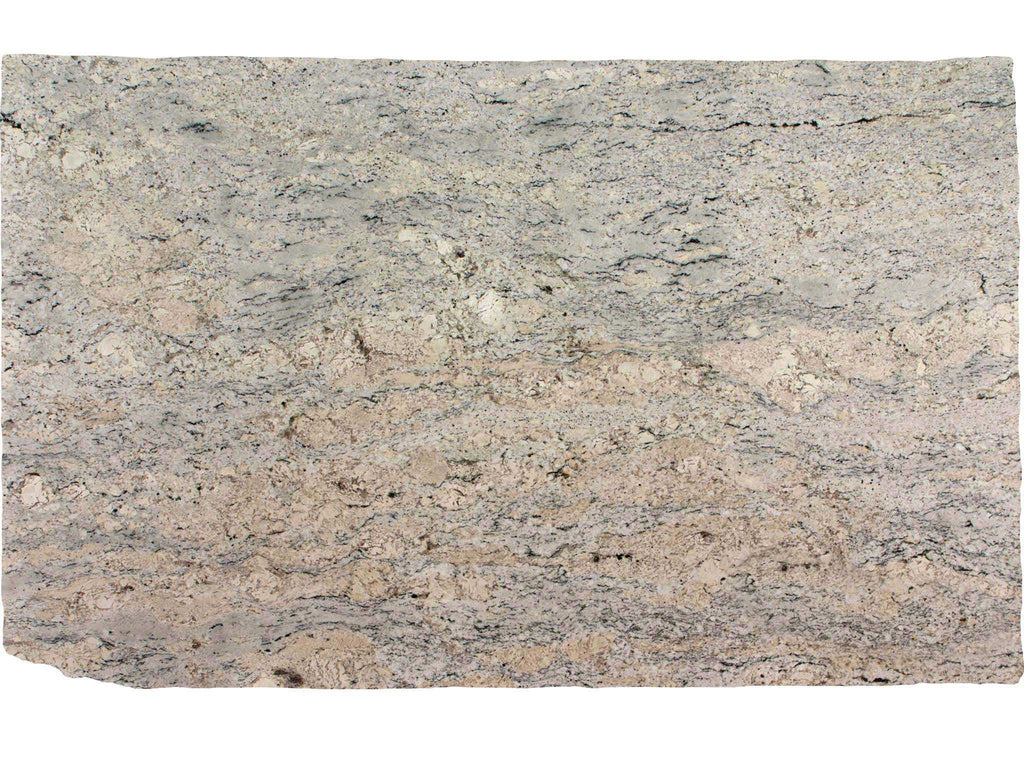 White Ice Leathered Granite 3CM – representative photo; actual slab photo sent with your estimate