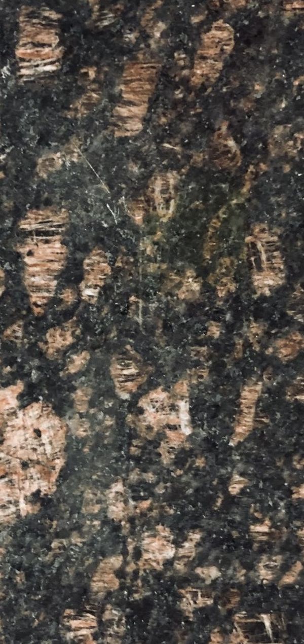 Tan Brown Leathered Granite 3CM – representative photo; actual slab photo sent with your estimate