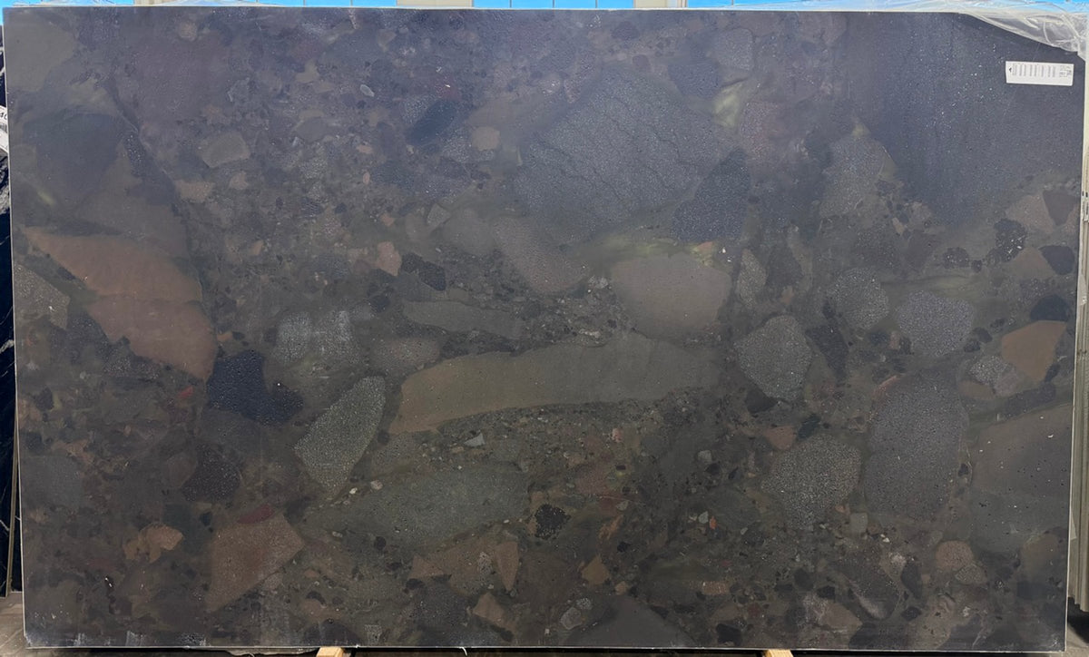 Camufla Brown Leathered Quartzite 2CM slab