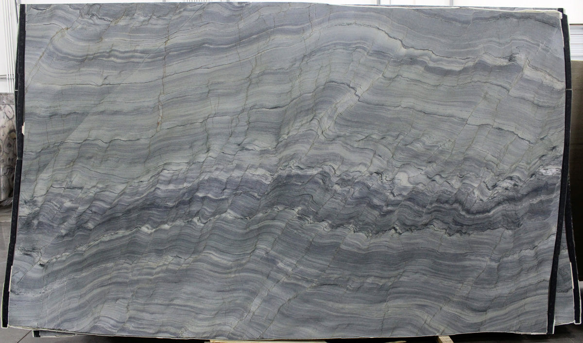 Fusion Grey Blue Leathered Quartzite 2CM slab