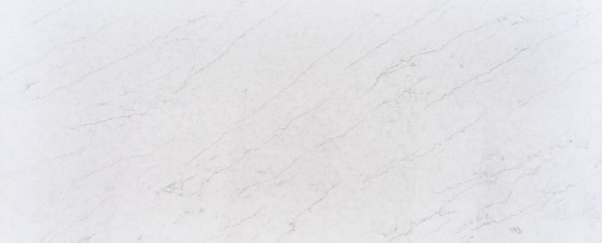 Organic White Raphael Quartz 2CM – representative photo; actual slab photo sent with your estimate