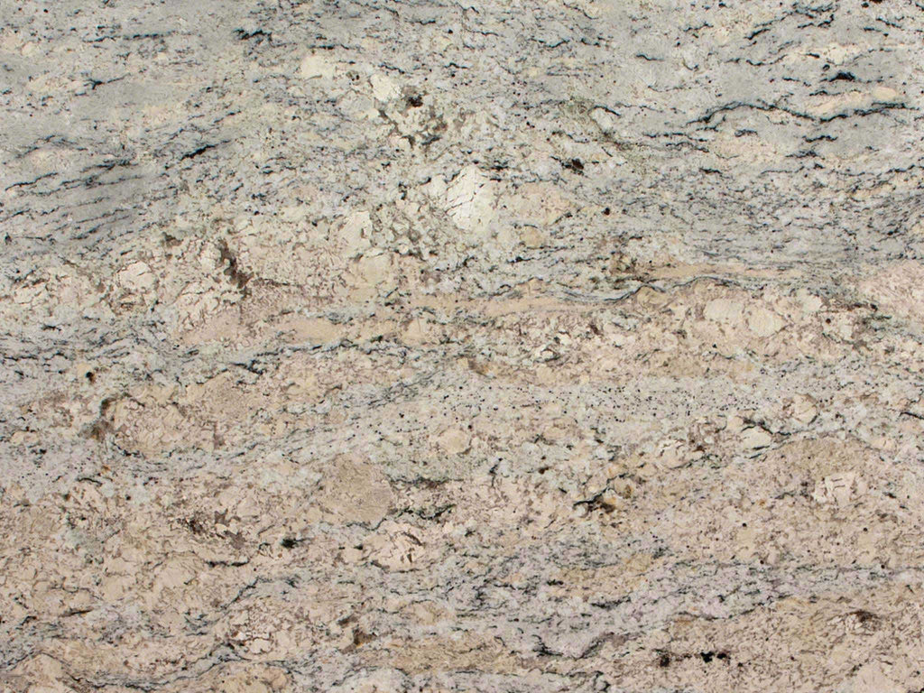 White Ice Leathered Granite 3CM – representative photo; actual slab photo sent with your estimate